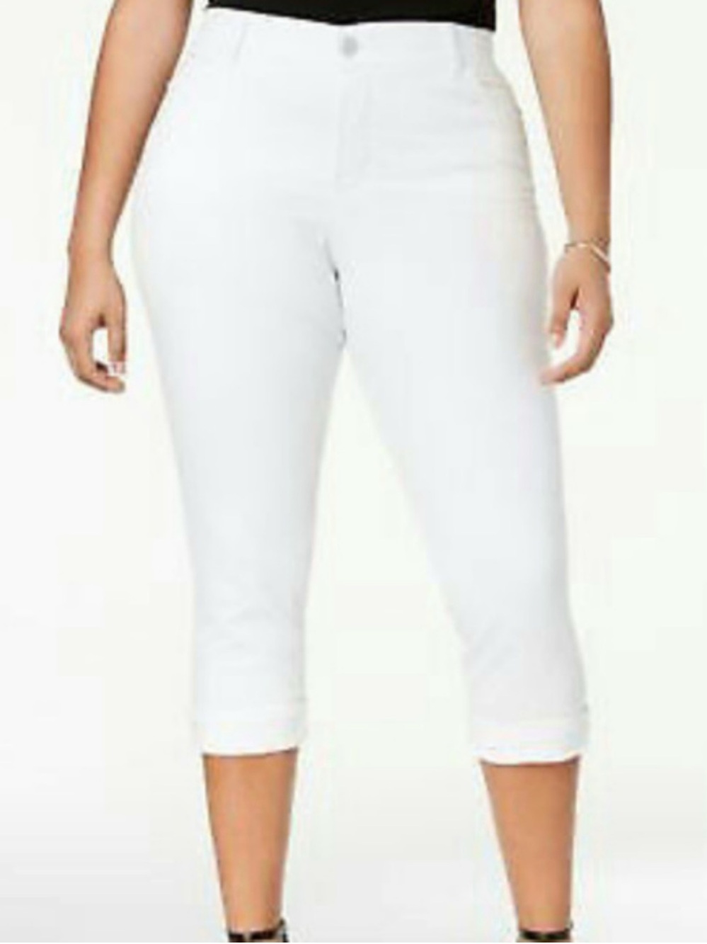 NWT NYDJ White Alina Capri Jeans